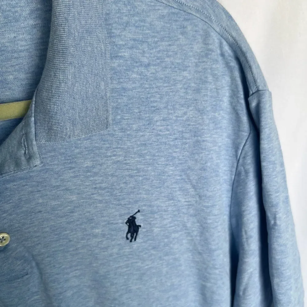 Polo Ralph Lauren classic fit short sleeve polo shirt size XL blue